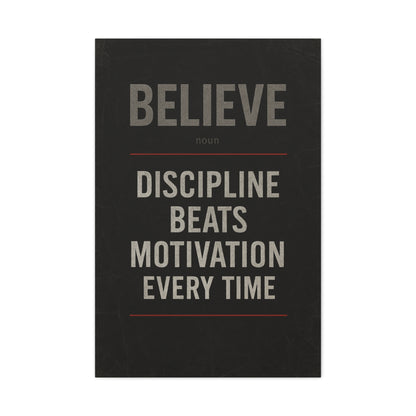 Discipline Beats Motivation