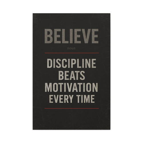 Discipline Beats Motivation