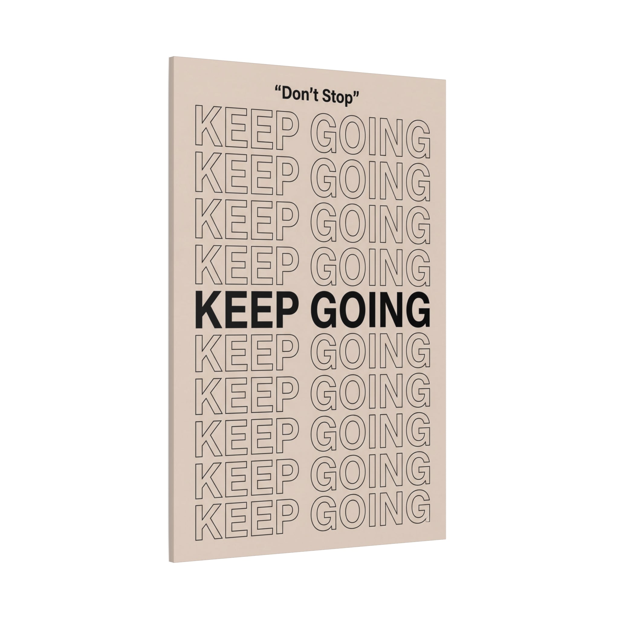 DON’T STOP