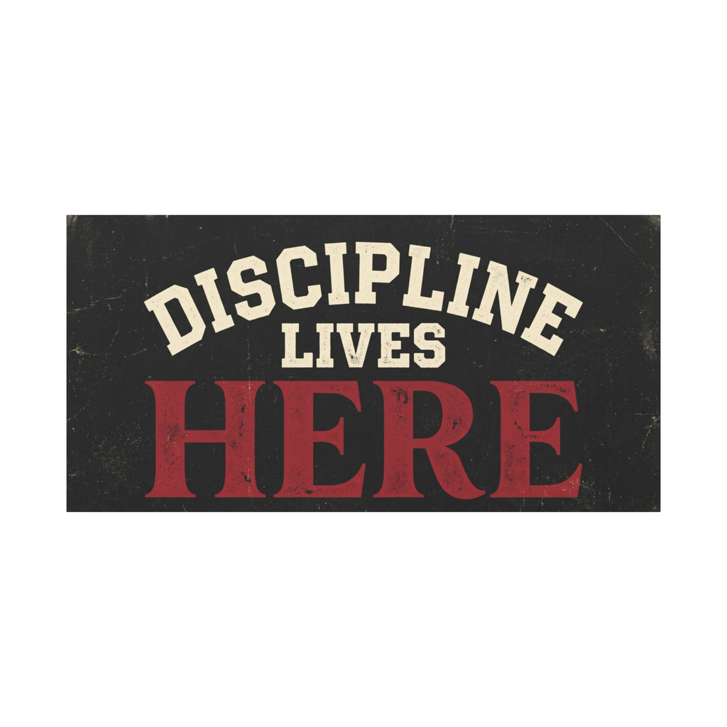 DISCIPLINE LIVES HERE