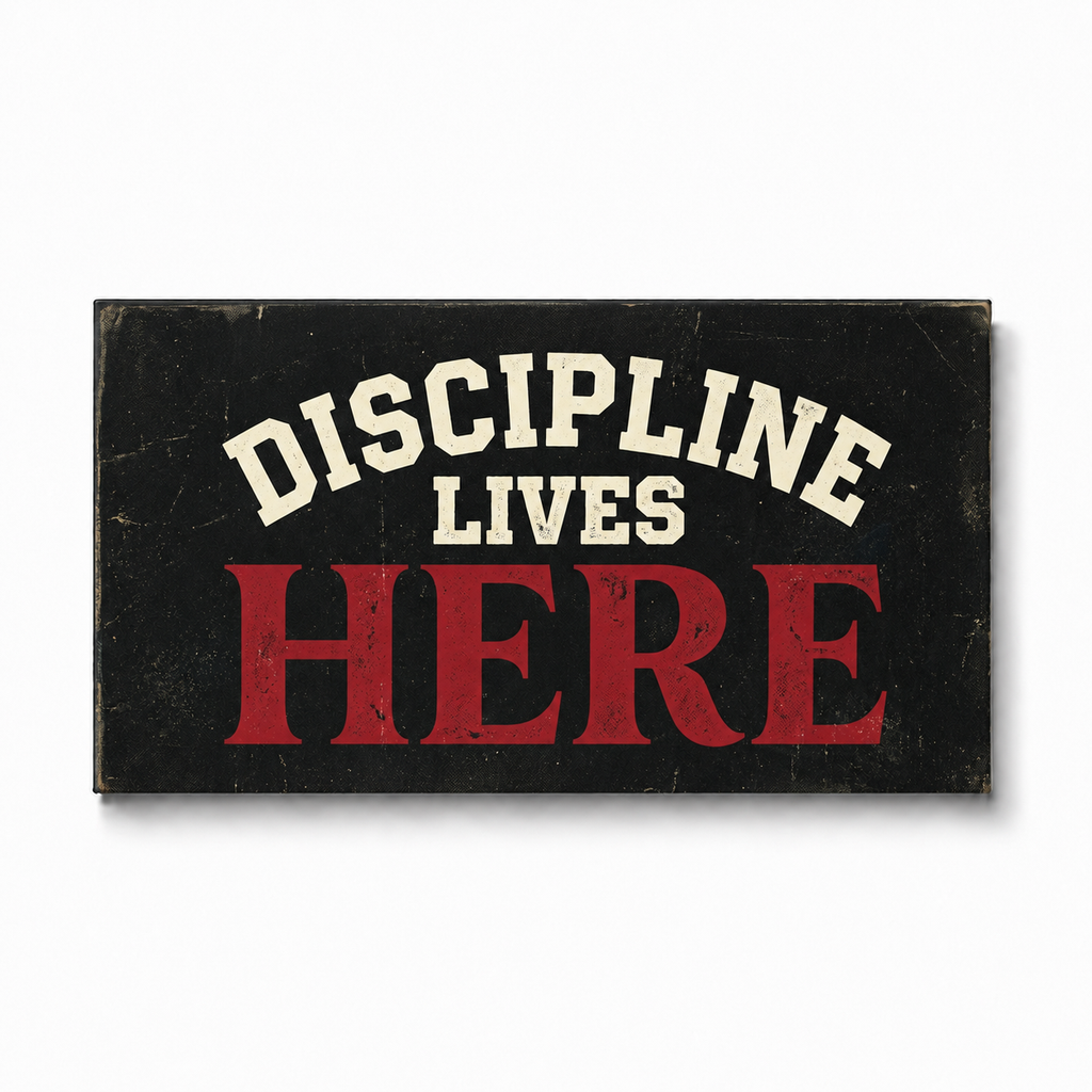 DISCIPLINE LIVES HERE