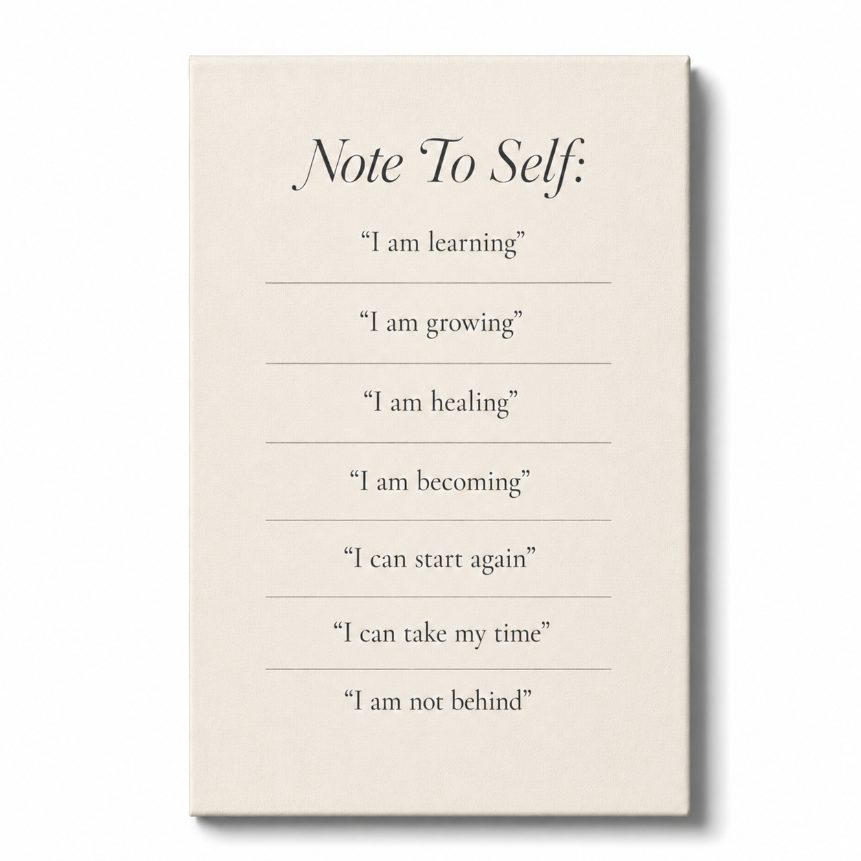THE GROWTH NOTE