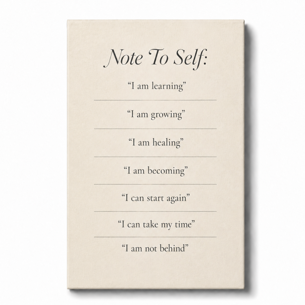 THE GROWTH NOTE