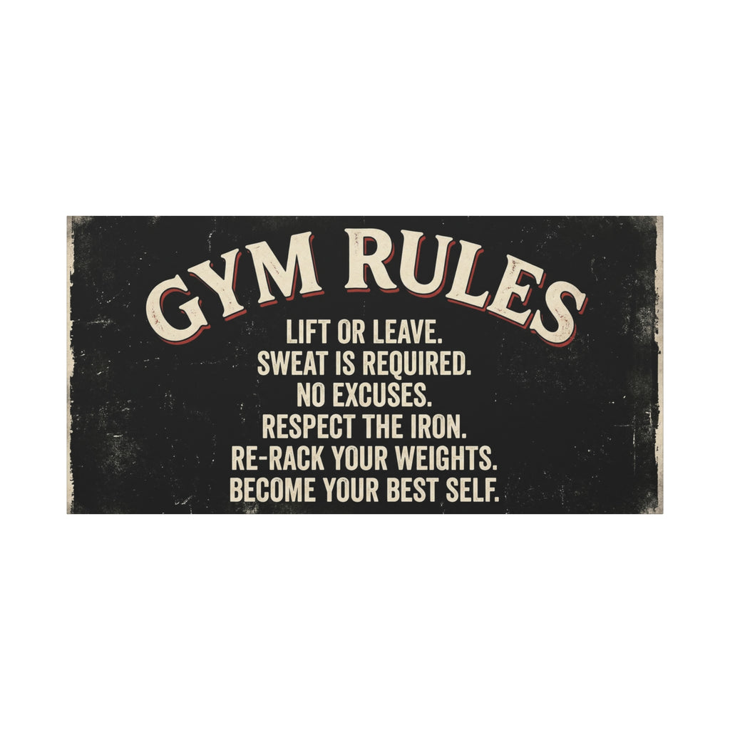 GYM RULES