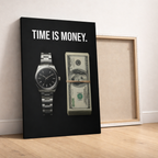 TIME IS MONEY.
